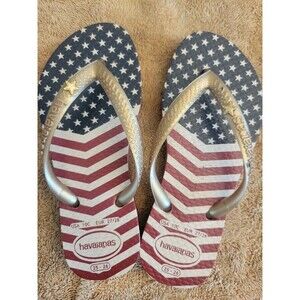 HAVAIANAS flip flops USA American flag 10
